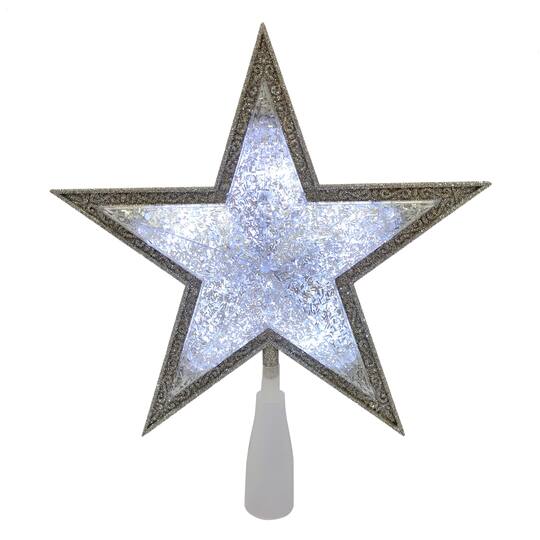 11" Silver LED Star Tree Topper by Ashland®